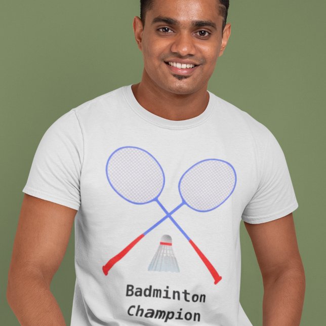 Erstellen Sie Ihren eigenen Badminton-Player T-Shirt (Create Your Own Badminton Player T-Shirt)