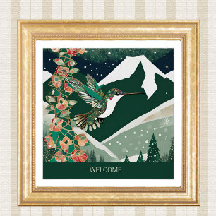 Erstellen Sie Ihren eigenen Berg Hummingbird Poster