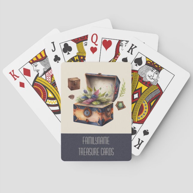 Erstellen Sie Ihren eigenen Besten Schatz Spielkarten (Rückseite)