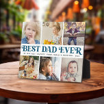 Erstellen Sie Ihren eigenen besten Vater je FotoCo Fotoplatte<br><div class="desc">Mit dieser sechs Foto Collage-Plakette kreieren Sie ein einzigartiges Geschenk für einen geliebten Papa diesen Vatertag. "BEST VATER EVER" erscheint in der Mitte in modernen blauen Schriftzeichen,  die in jede Farbe geändert werden können,  mit Ihrer individuellen Botschaft und Kindernamen darunter.</div>