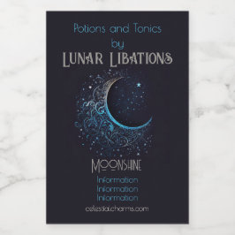 Erstellen Sie Ihren eigenen Blue & Gold Filigreon  Weinetikett