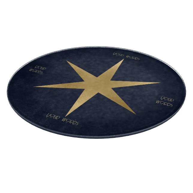 Erstellen Sie Ihren eigenen Blue & Gold Six-Point- Schneidebrett (Ecke)