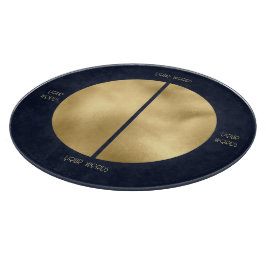 Erstellen Sie Ihren eigenen Blue & Gold Split Voll Schneidebrett