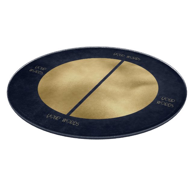 Erstellen Sie Ihren eigenen Blue & Gold Split Voll Schneidebrett (Ecke)