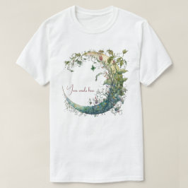 Erstellen Sie Ihren eigenen Boho Blumenmoon T-Shirt