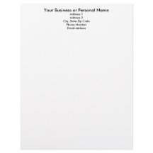 Erstellen Sie Ihren eigenen Briefkopf, Briefkopf-V