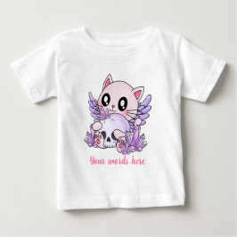 Erstellen Sie Ihren eigenen Chibi Skull & Kitten Baby T-shirt