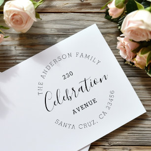 Erstellen Sie Ihren eigenen Chic-Namen und Ihre ei Gummistempel