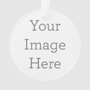 Erstellen Sie Ihren eigenen Circle Acronylic Ornam Ornament