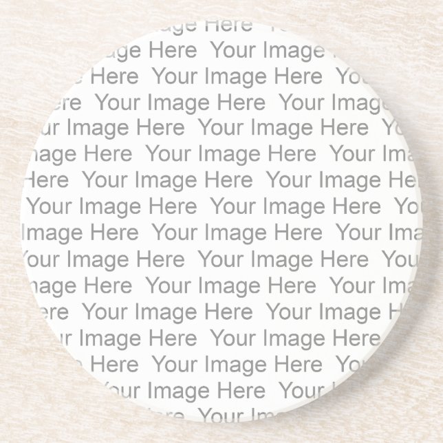 Erstellen Sie Ihren eigenen Drink-Untersetzer Sandstein Untersetzer (Vorne)