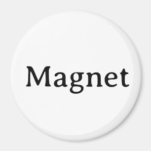 Erstellen Sie Ihren eigenen einfachen Markenwerbem Magnet