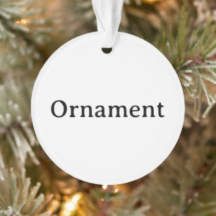 Erstellen Sie Ihren eigenen einfachen maßgeschneid Ornament