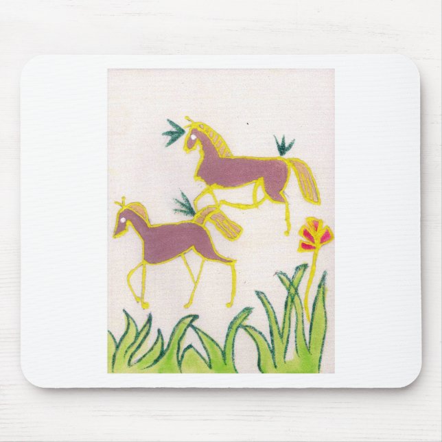 Erstellen Sie Ihren eigenen Einhorn Flora Power Ni Mousepad (Vorne)