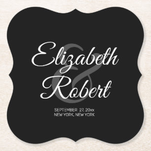 Erstellen Sie Ihren eigenen eleganten Brautpavillo Untersetzer