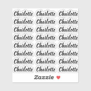 Erstellen Sie Ihren eigenen eleganten Personalisie Aufkleber