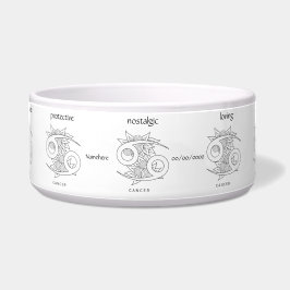 Erstellen Sie Ihren eigenen eleganten Schwarz-Weiß Napf