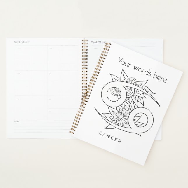 Erstellen Sie Ihren eigenen eleganten Schwarz-Weiß Planer (Anzeige)