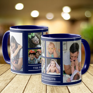 Erstellen Sie Ihren eigenen Familiennamen 6 Foto-C Tasse