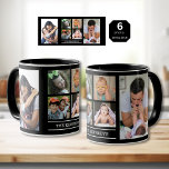 Erstellen Sie Ihren eigenen Familiennamen 6 Foto C Tasse<br><div class="desc">Maßgeschneiderte Foto Collage Kaffee Tasse,  um mit 6 Bildern und Familiennamen personalisieren.</div>
