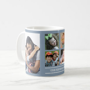 Erstellen Sie Ihren eigenen Familiennamen Dusty Bl Kaffeetasse
