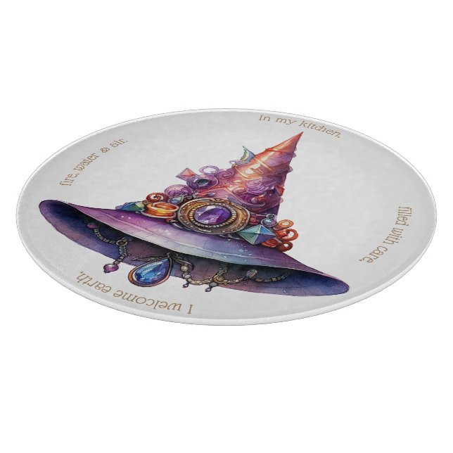 Erstellen Sie Ihren eigenen farbenfrohen Schmuck H Schneidebrett (Ecke)