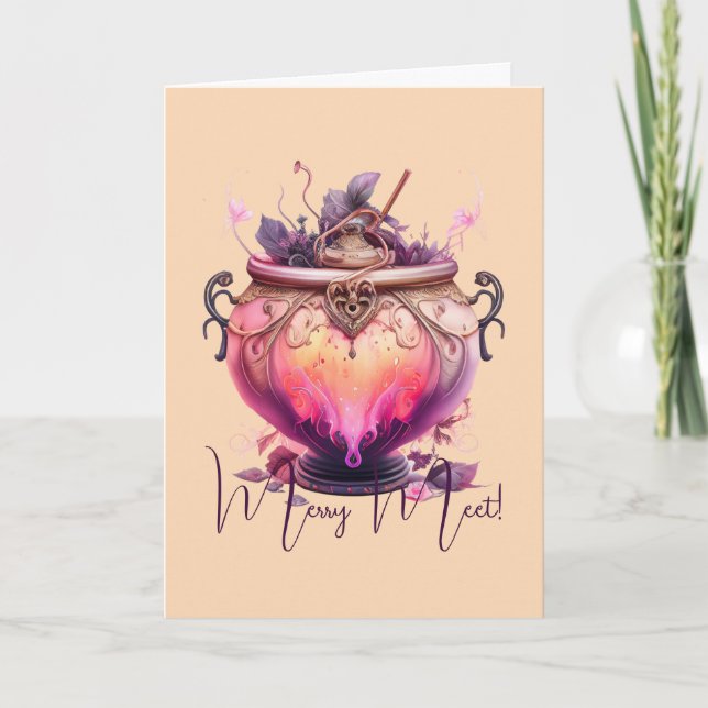 Erstellen Sie Ihren eigenen Feuertränke-Kessel Karte (Vorderseite)