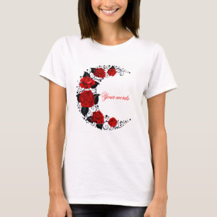 Erstellen Sie Ihren eigenen Filigrem Crescent Moon T-Shirt