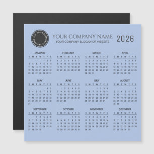 Erstellen Sie Ihren eigenen Firmenkalender 2026 Magnetkarte