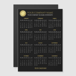 Erstellen Sie Ihren eigenen Firmenkalender 2026 Magnetkarte