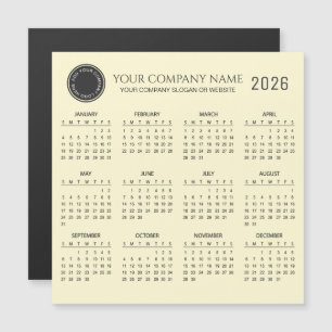 Erstellen Sie Ihren eigenen Firmenkalender 2026    Magnetkarte