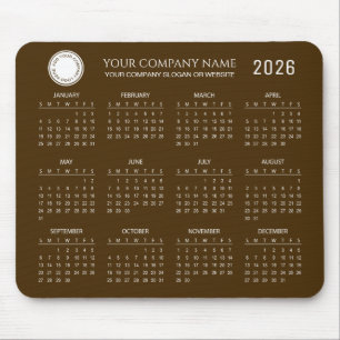 Erstellen Sie Ihren eigenen Firmenkalender 2026 Mousepad