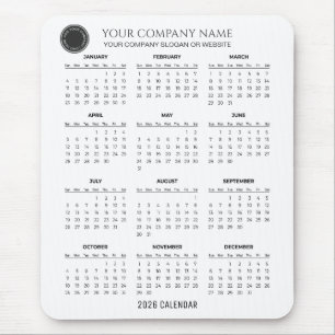 Erstellen Sie Ihren eigenen Firmenkalender 2026 Mousepad