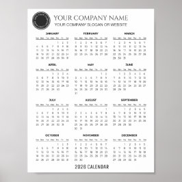 Erstellen Sie Ihren eigenen Firmenkalender 2026 |  Poster