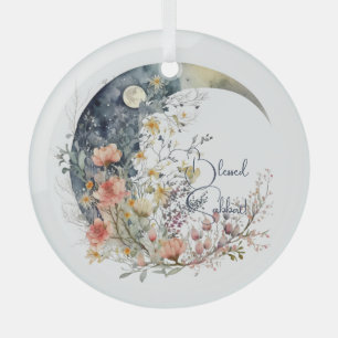 Erstellen Sie Ihren eigenen floralen Halbmond aus Ornament Aus Glas