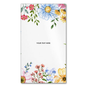 Erstellen Sie Ihren eigenen floralen Visitenkarten Magnetische Visitenkarte