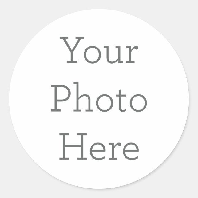 Erstellen Sie Ihren eigenen Foto-Aufkleber Runder Aufkleber (Vorderseite)