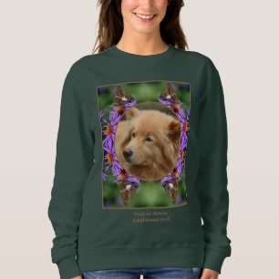 Erstellen Sie Ihren eigenen Foto Butterfly Aster B Sweatshirt