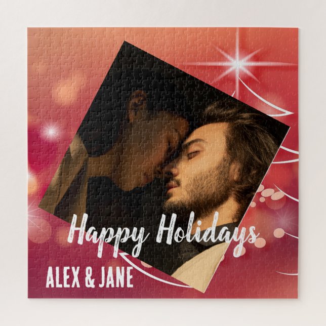 Erstellen Sie Ihren eigenen Foto, moderne Skriptte Puzzle (Vertikal)