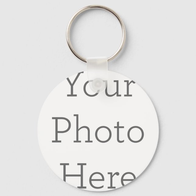 Kreisförmiger Schlüsselanhänger aus Metall, 5,08cm (Vorderseite)