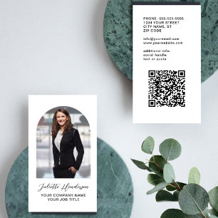 Erstellen Sie Ihren eigenen Fotoinfo-QR-Code Moder Visitenkarte