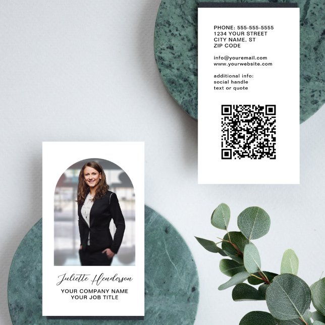 Erstellen Sie Ihren eigenen Fotoinfo-QR-Code Moder Visitenkarte (Von Creator hochgeladen)