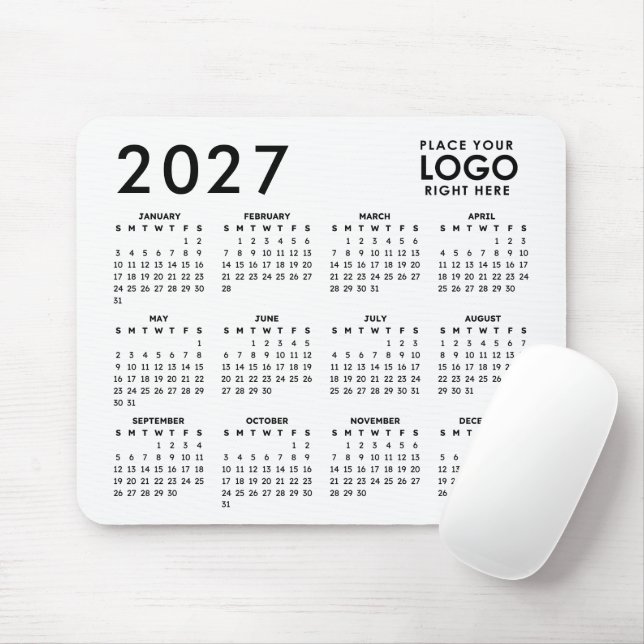 Erstellen Sie Ihren eigenen Geschäftslogo-Kalender Mousepad (Mit Mouse)