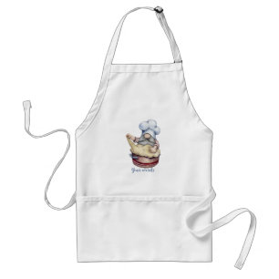 Erstellen Sie Ihren eigenen Gnome-Baker-Teig Schürze