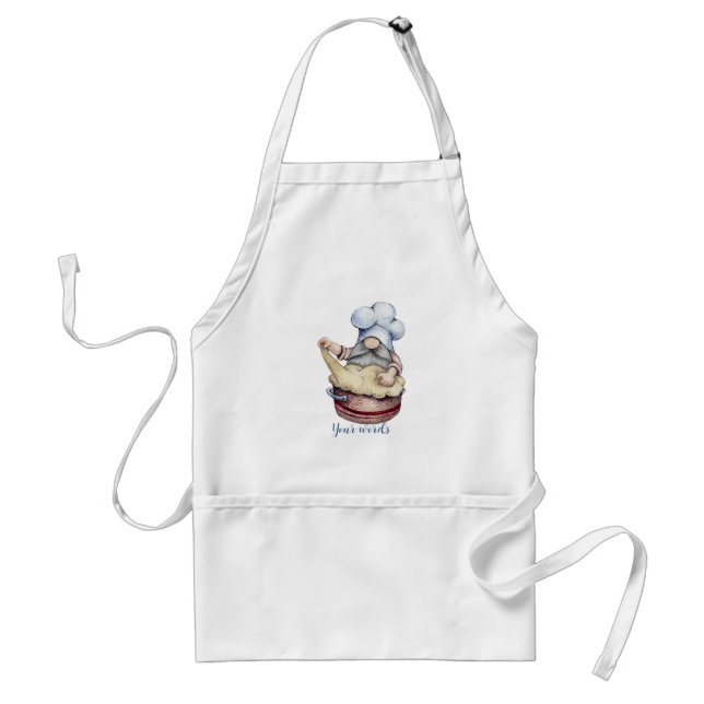 Erstellen Sie Ihren eigenen Gnome-Baker-Teig Schürze (Vorne)