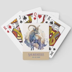 Erstellen Sie Ihren eigenen Gold & Blue Mystical C Spielkarten