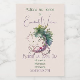 Erstellen Sie Ihren eigenen Grapevine Moon Kranz Lebensmitteletikett