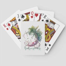 Erstellen Sie Ihren eigenen Grapevine Moon Kranz Spielkarten