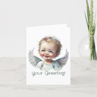 Erstellen Sie Ihren eigenen Happy Baby Christmas A Feiertagskarte