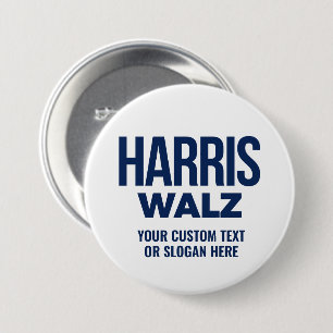 Erstellen Sie Ihren eigenen Harris Walz 2024 Button
