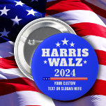 Erstellen Sie Ihren eigenen Harris Walz 2024 Button<br><div class="desc">Erstellen Sie Ihre eigene Harris Walz 2024 Kampagne Red Blue Zeigen Sie Ihren Unterstützer für Kamala Harris und Tim Walz auf jedem Kongress,  Passen Sie dieses Produkt jetzt an,  indem Sie: Personalisieren Sie Ihren Text in das Feld - und das ist es, </div>